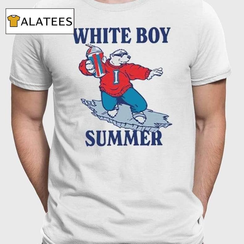 Bear White Boy Summer Shirt