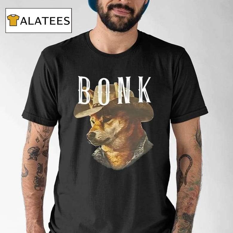 Bonk Cowboy Dog Shirt