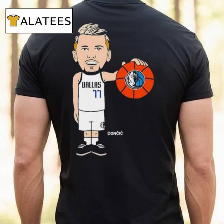 Dallas Mavericks Player 77 Luka Doncic Caricature Shirt