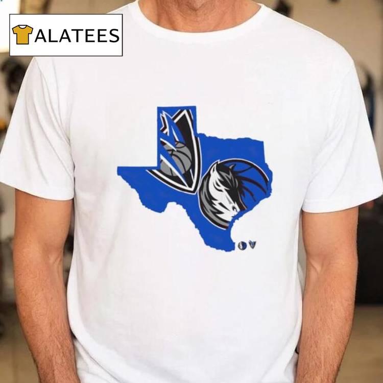 Dallas Mavericks Texas Map Logo Shirt