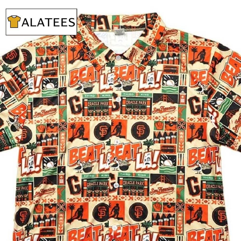 Giants Beat La Aloha Shirt Giveaway 2024