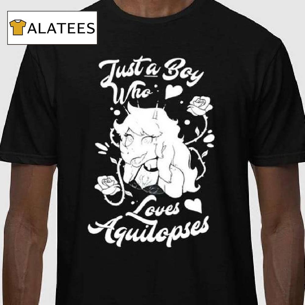 Just A Boy Who Loves Aquilopses Shirt