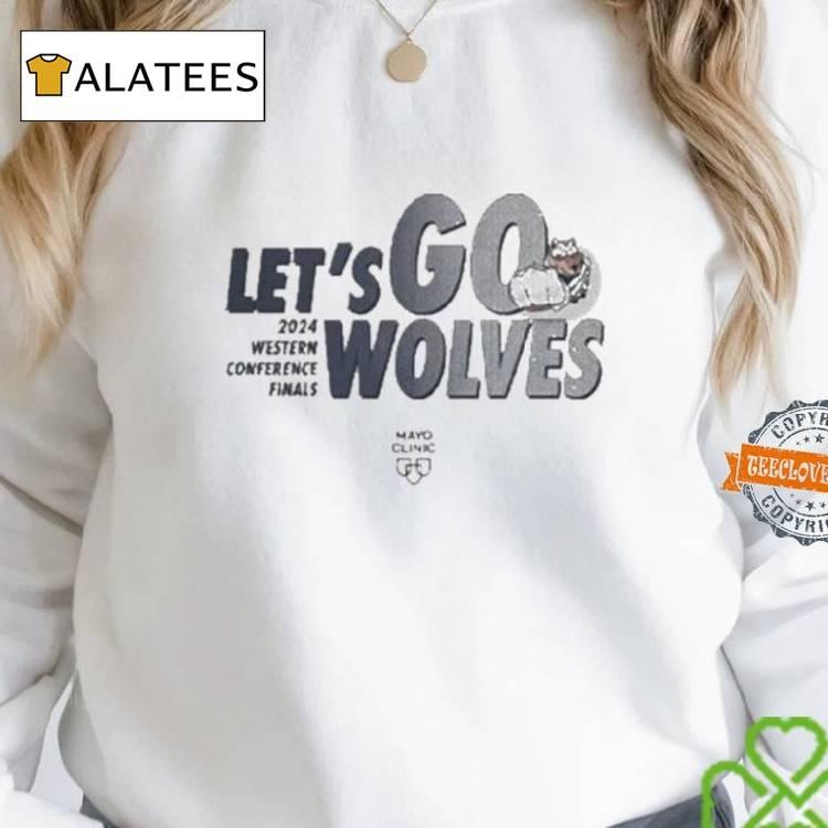 Let’s Go Wolves 2024 Western Conference Finals Shirt