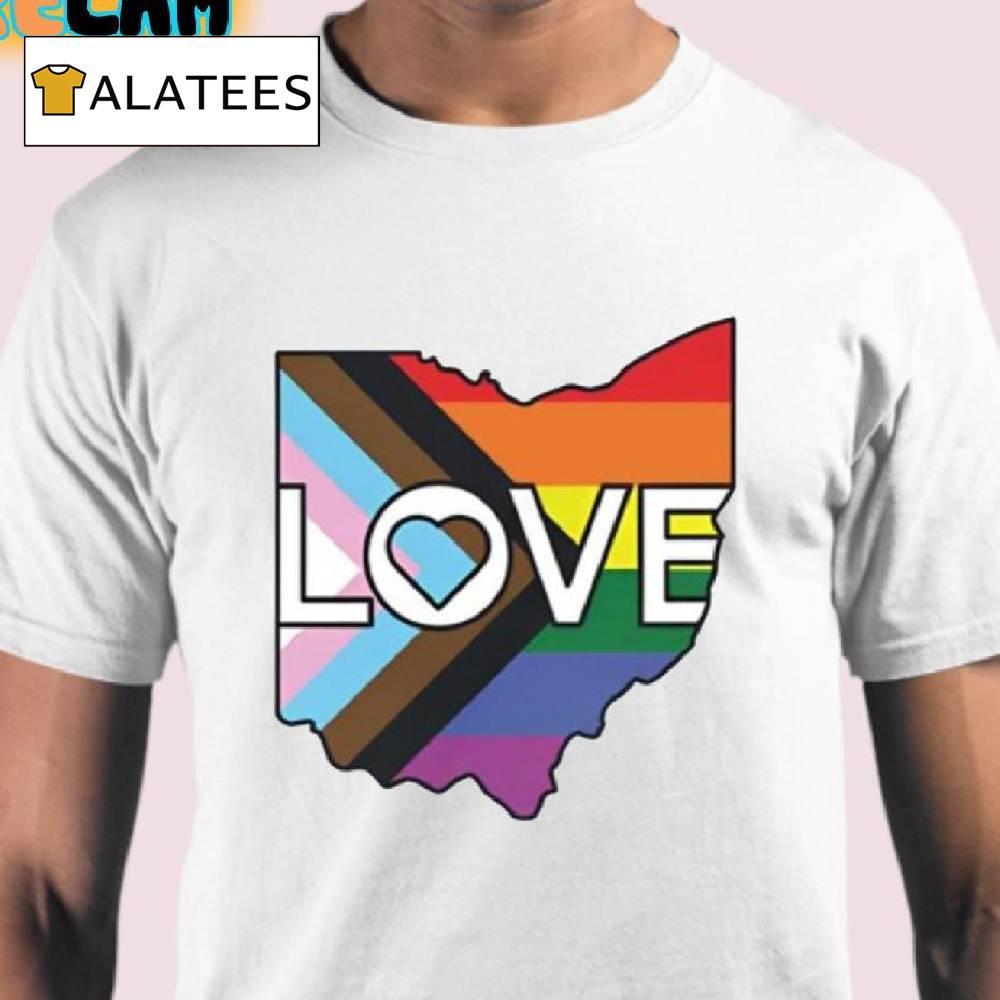 Ohio Love Progress Pride Shirt