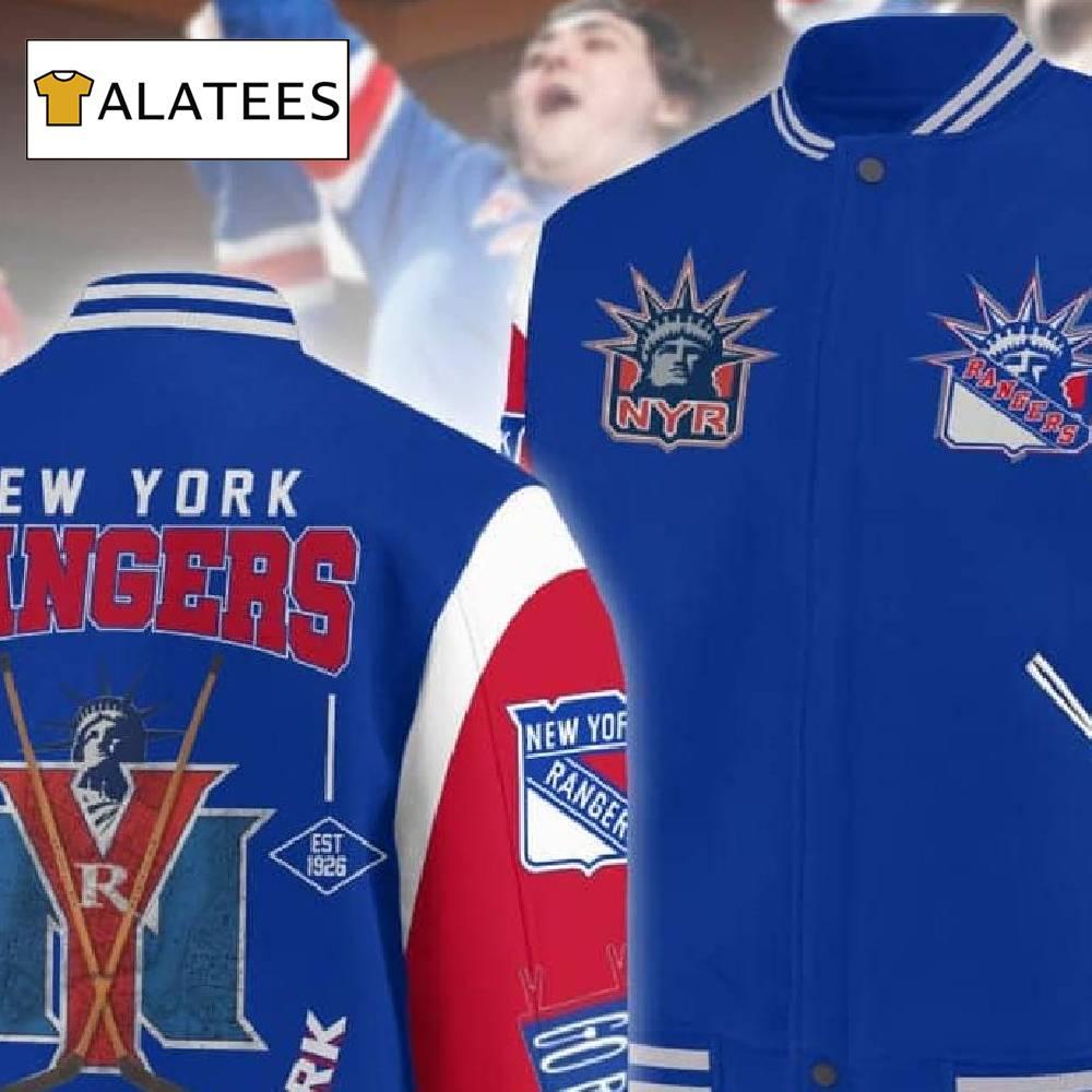 Rangers 2024 No Quit In Ny Baseball Jacket