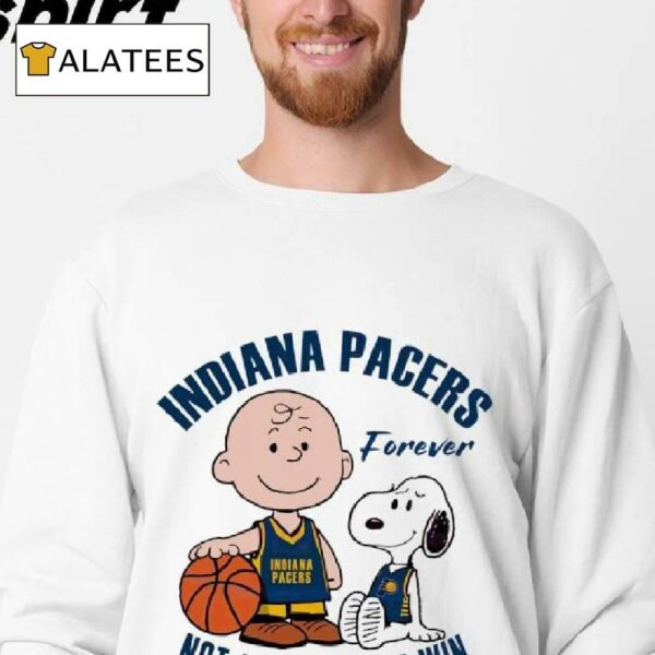 Snoopy And Chairs Brown Indiana Pacers Forever Not Just When We Win Shirt
