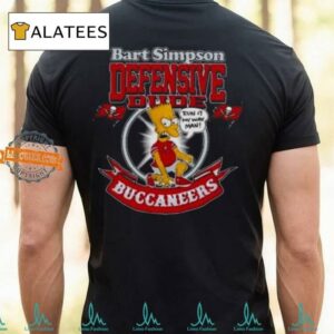 Tampa Bay Buccaneers Nfl Bart Simpson Defensive Dude 2024 T Shirt