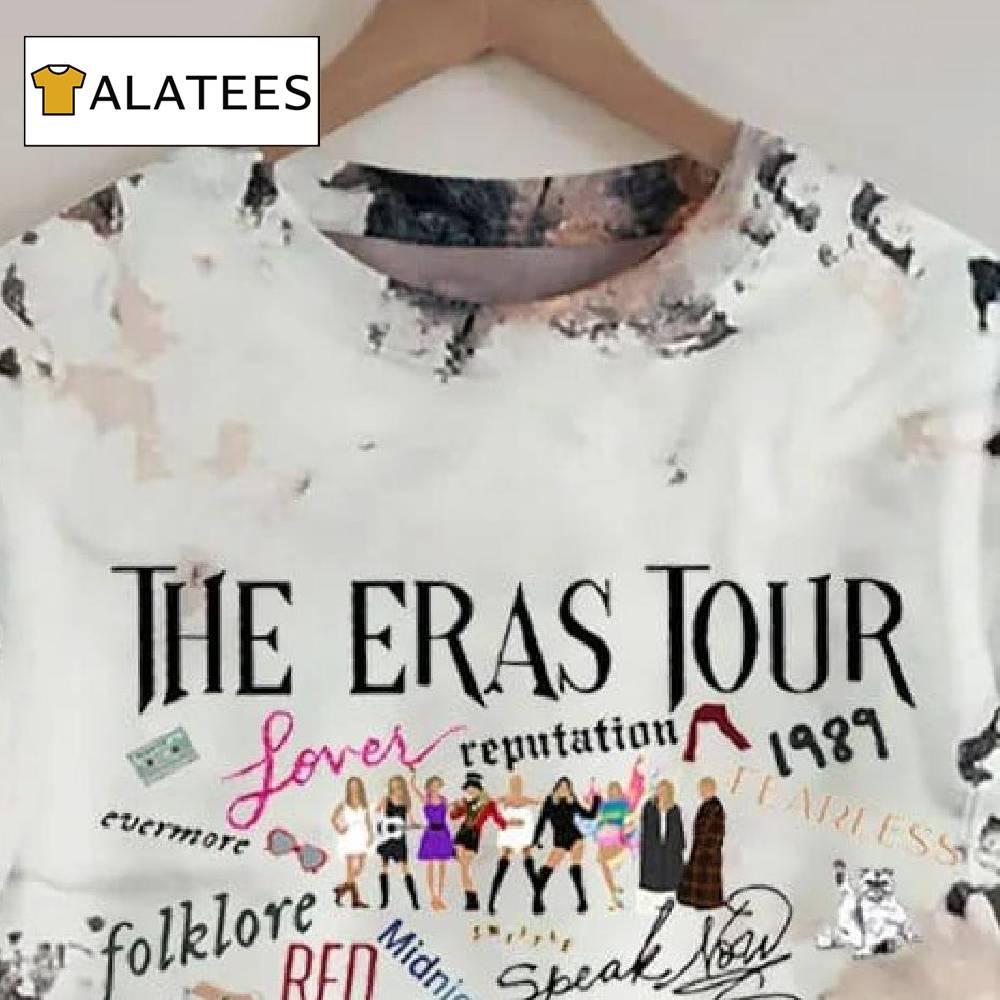 Taylor The Eras Tour Album Inspiration Leisure Print Sweatshirt