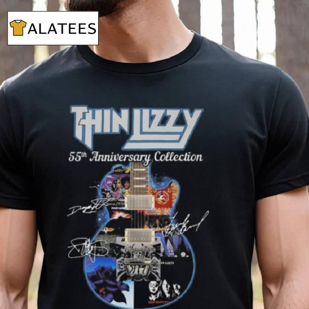 Thin Lizzy 55th Anniversary Collection Signatures T Shirt