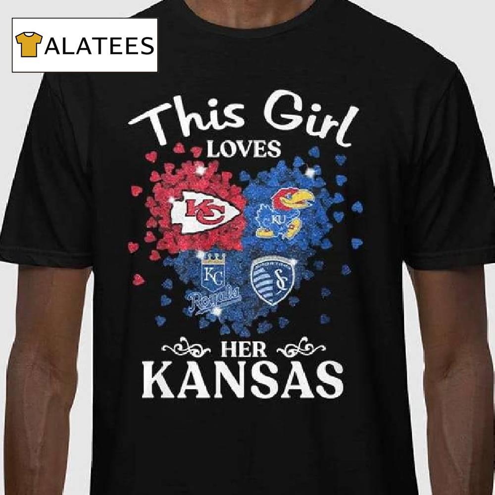 This Girl Love Her Kansas Sports Teams Shirt