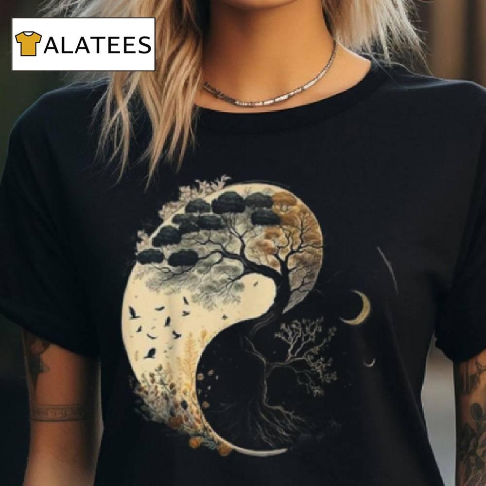 Tree Of Life Yin Yang T Shirt