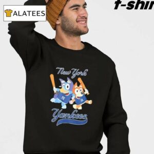 Bluey Disney New York Tankees Baseball Fan Shirt
