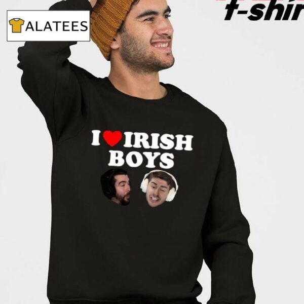 Boys Nogla Terroriser I Love Irish Shirt