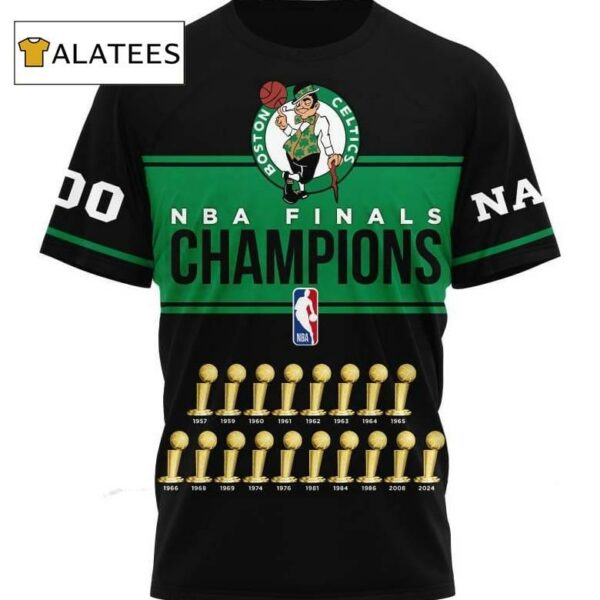 Celtics Finals 2024 18x Champions Different Here Shirt