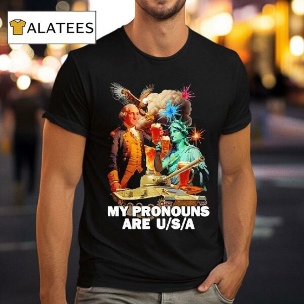 My Pronouns Are Usa Th Of July Tshirt