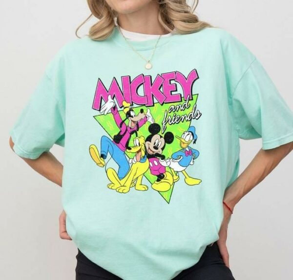 Retro Mickey And Friends Shirt