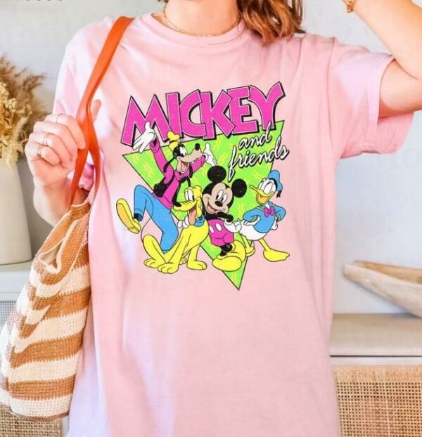 Retro Mickey And Friends Shirt