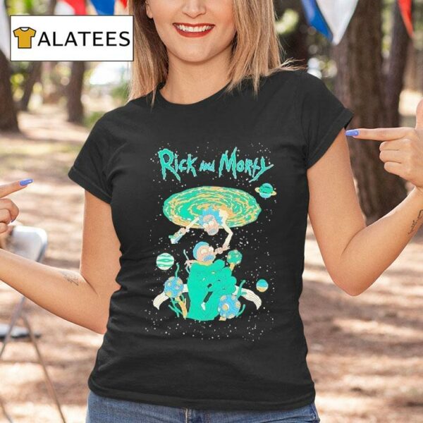 Rick And Morty Adventure Cartoon Tshirt