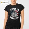 Right To Bare Arms 4th Of July Gym George Washington Shirt