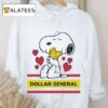 Snoopy And Woodstock Loves Dollar General Logo Shirt