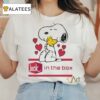 Snoopy And Woodstock Loves Jack In The Box Logo Shirt