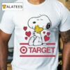 Snoopy And Woodstock Loves Target Logo Shirt