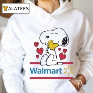 Snoopy And Woodstock Loves Walmart Logo Shirt