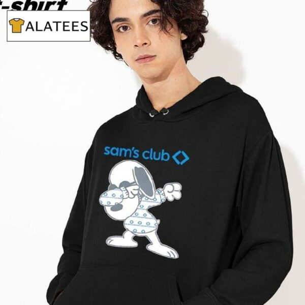 Snoopy Dadbing Sam's Club Logo Shirt
