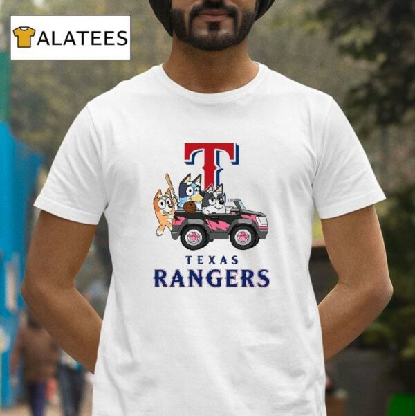 Texas Rangers Bandit Heeler Chilli Heeler Aunt Trixie Heeler Tshirt