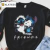 Stitch And Snoopy Peanuts Friends For Life Disney Fan T Shirt