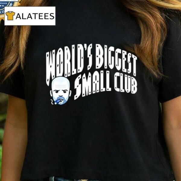 World's Biggest Small Club Manchester City Champions Cartoon Shirt